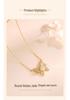 Butterfly Dance Necklace: S925 Sterling Silver, Light Luxury, Fashion Hetian Jade Butterfly on a Delicate Collarbone Chain for Women.
