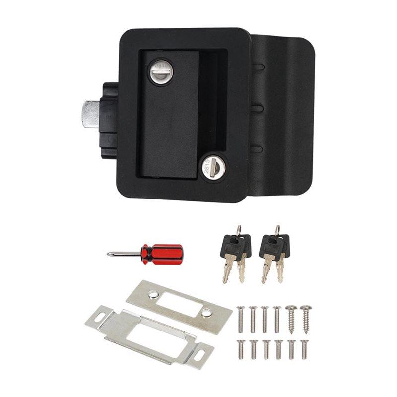 

RV Door Lock For Travel Trailers With Paddle Deadbolt RV Lock Replacement Kit With Keys