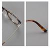 Unisex Pure Titanium Eyeglass Frames with Full-Frame and Acetate TR Options for Myopia, Compatible with Prescription Lenses.