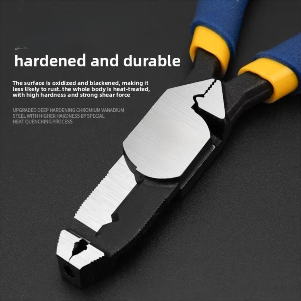 Metal Sliding Pliers Non-Slip Jaws Multifunctional Nail Removal Pliers Unique Design Combination Pliers Woodworking Repair