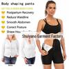 Women's High-Waist Buttoned Sauna Sweatpants for Fitness and Yoga