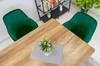 LUGO Chair - Green Velvet / Black Legs X 1