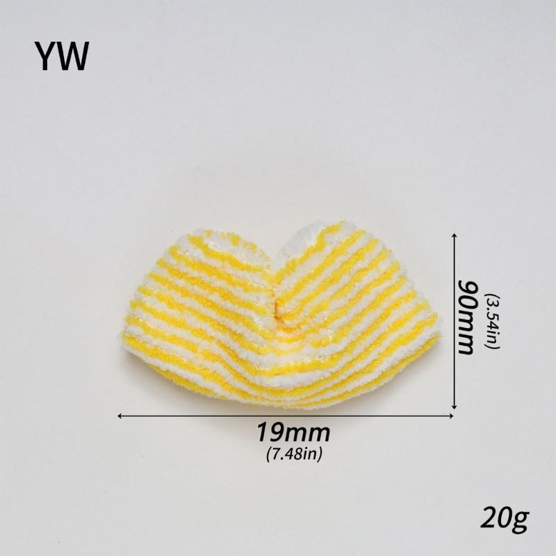 6Pieces High Absorbency Mop Pads Stitched Edges Steam Mop Covers Suitable for Steaming Cleaner Models Reusable Design