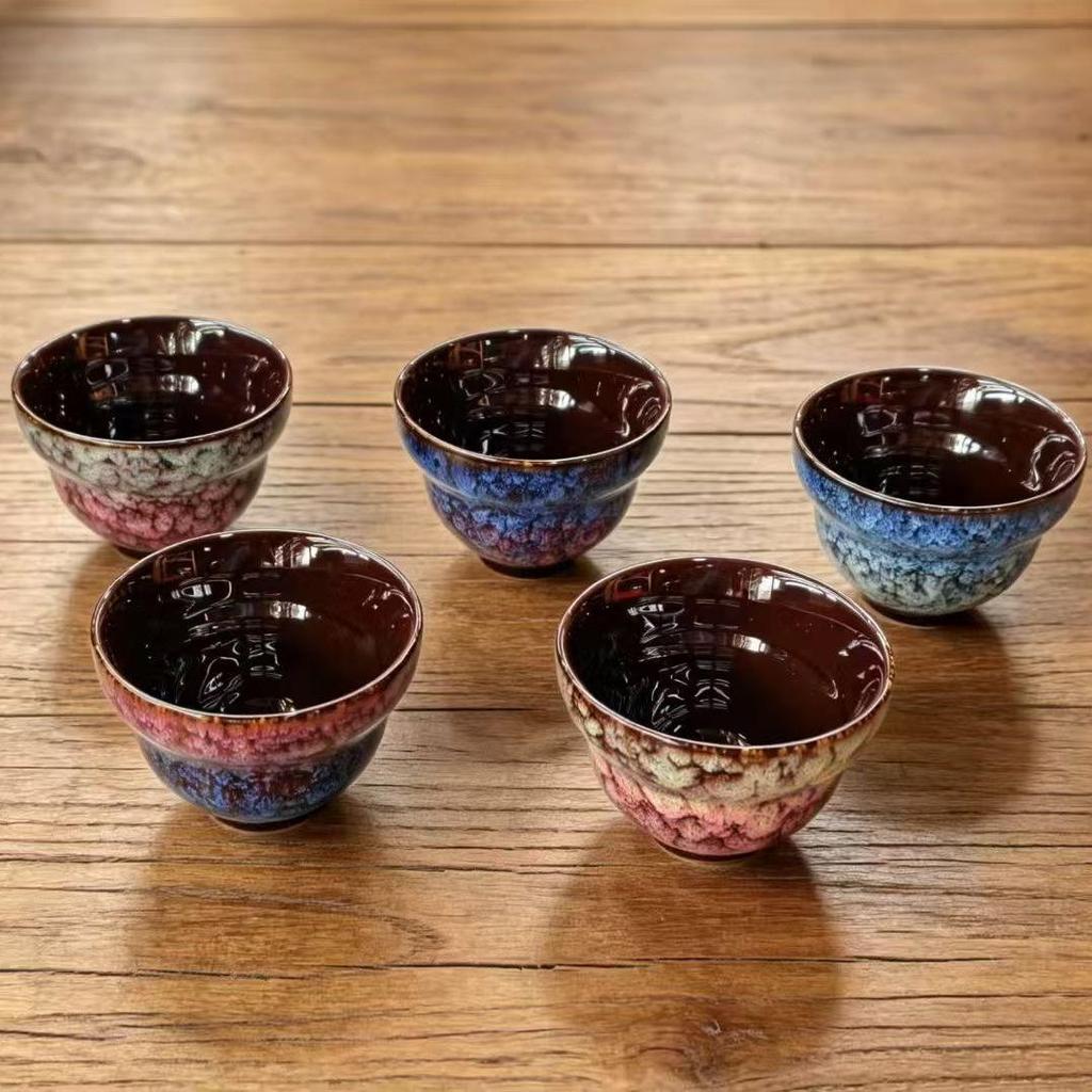 Ceramic Tea Tasting Cup Gift Set - Ideal for Festivals, Souvenirs, and Business Gifts