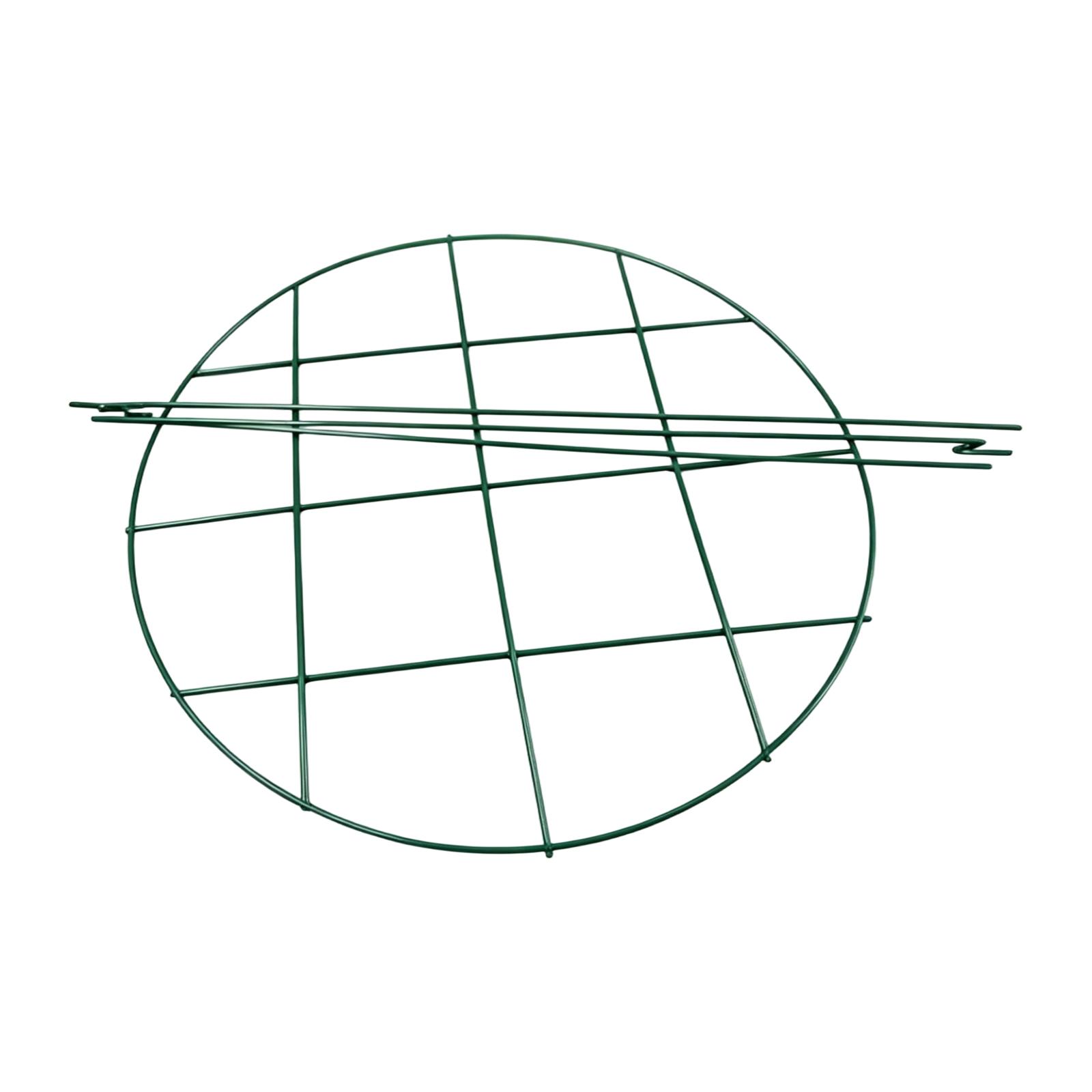 

Metal Penetrating Plant Support Ring for Garden Flowers and Vegetables with Three Detachable Stakes for Stable Structural Support One Size