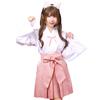 Clearstone Macaron Cat Cosplay Halloween Pink Shrine Maiden Pink Women's