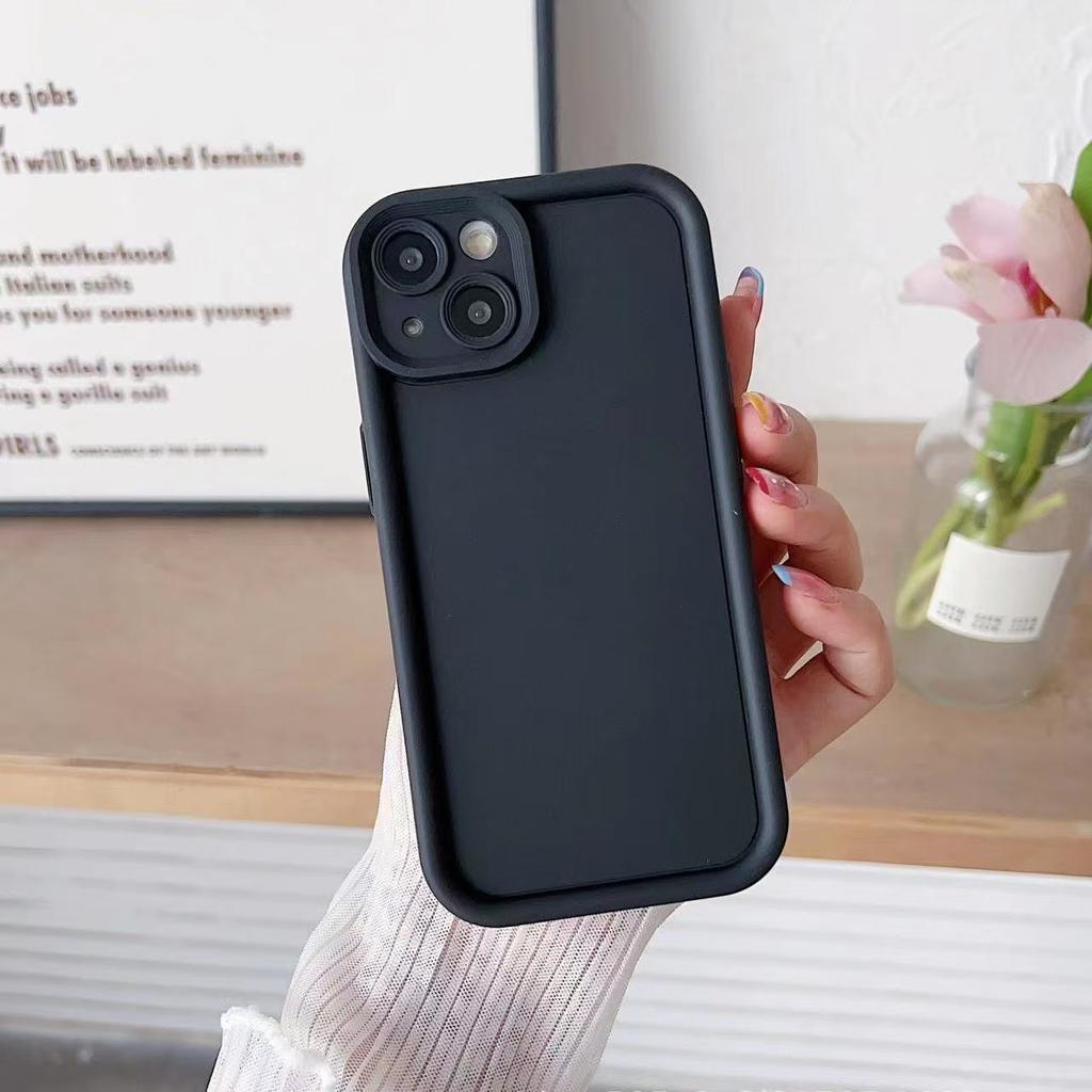 Simple Solid Color Mobile Phone Case Suitable for Apple 17promax Full Inclusive IPhone 16 New Model 15 Anti Fall 14 13Pro