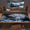 Dallas Cowboys Logo Farbe Mauspads Großes Gaming Tischkissen Rutschfestes Laptop Tablet Großes Mauspads XXL Matte Mini PC Spielmatte Mit Verriegeltem Rand