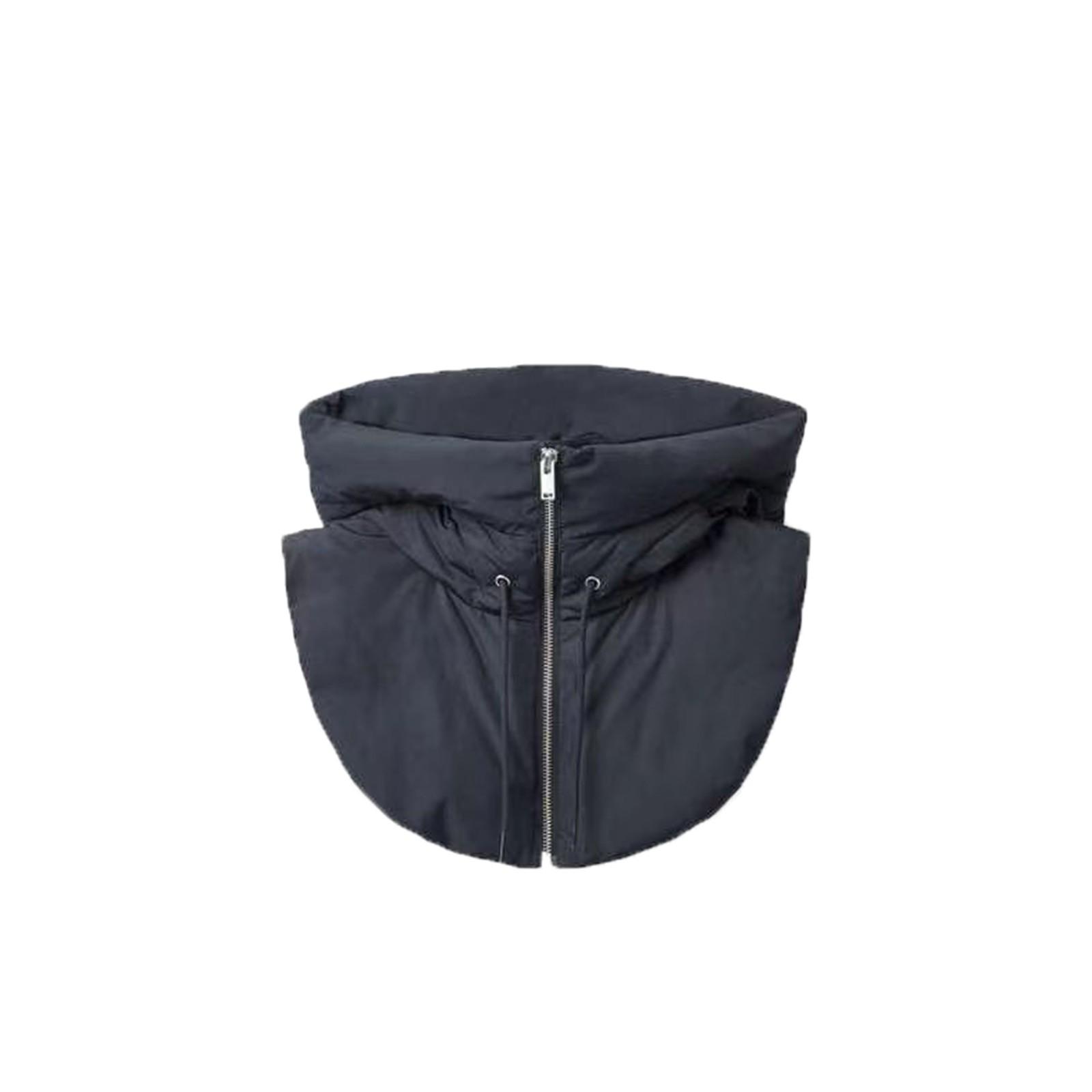 

Стеганый капюшон с искусственным воротником, модная, удобная, теплая, ветрозащитная и морозостойкая шапка для мужчин и женщин One Size