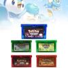 Nostalgic Ndsl Gbm Gbasp Gba Game Cartridge Collection With Legendary Pokmon Designs
