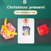 50pcs Cartoon Merry Christmas Treat Boxes For Candy Biscuit Baking Apple Paper Box Cookie Gift Packaging New Year Navidad