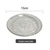 Ru Han Japanese Hammered Glass Creative Fruit & Snack Plate Set