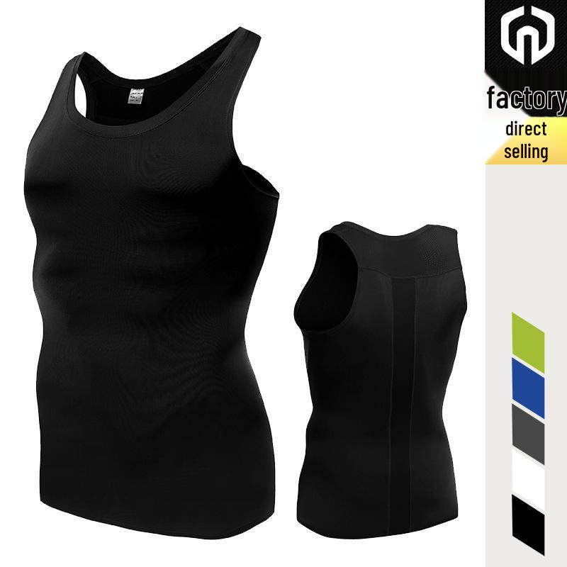 

Мужская быстросохнущая спортивная майка без рукавов для бега и тренировок XL чёрный