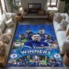 Chelsea Fc Personalized Text Carpet Suitable For Entryway Foyer Dining Room Outdoor Antislip Rug Decorate Offices Spiritual Gift