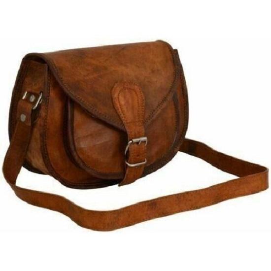 Doris & Jacky Borsa Hobo In Pelle Di Capra Con Manico Perlato - Piccola Frizione A Tracolla Con Catena - Colore Crema