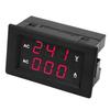 LED Digital Display AC 100.300V Voltmeter 0-100A   Meter(Red Red)