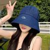 Love Embroidery Fisherman's Hat Foldable Bucket hat Trendy Sun Hat  Women