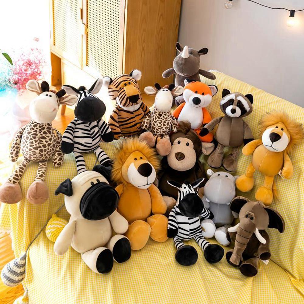23CM Forest Animals Many Styles Of Plush Toys Children Sleep To Soothe Giraffe Dolls Send Children Birthday Christmas Gifts