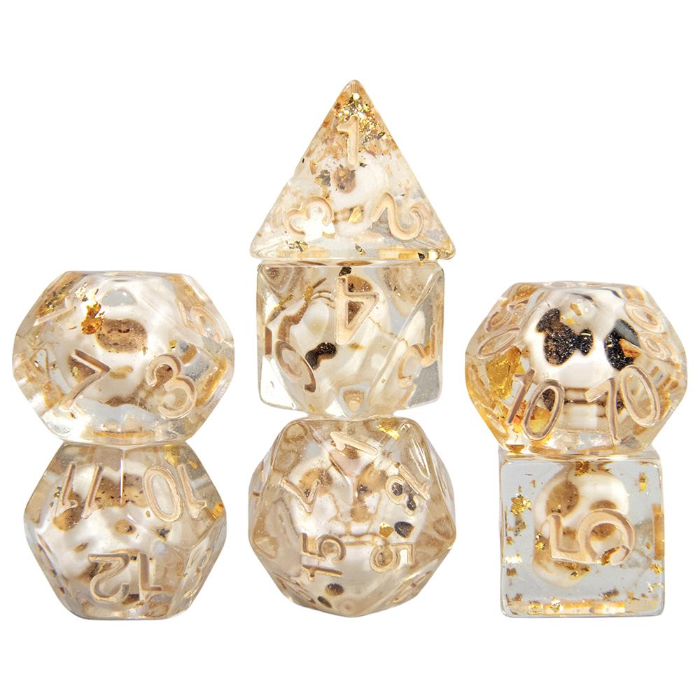 DND Dice Polyhedral Dice Set 7pcs Game Dice Creative Dice for DND Board Game Entertainment Accessories