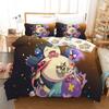 Duvet Cover Pillowcase Bedding Set Cartoon Pokemonzd Kawaii Adult Boy Girl Bedroom Decoration Children Single Double Large Size