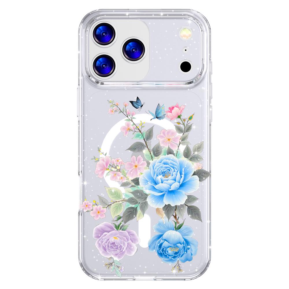 

Watercolor Flower Magnetic Case for Apple iPhone 17 Pro Max PRO MAX