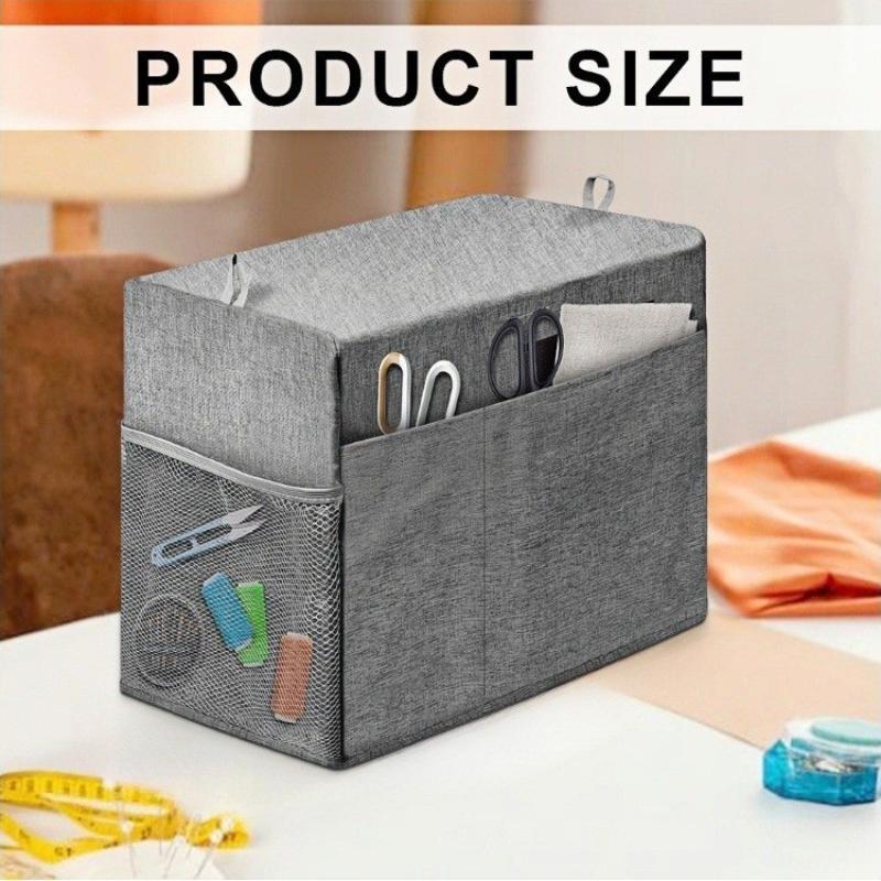 Home Dustproof Dust Cover For Sewing Machine With Pockets/Organizer Sewing Tool Knitting Embroidery Supply Organizer