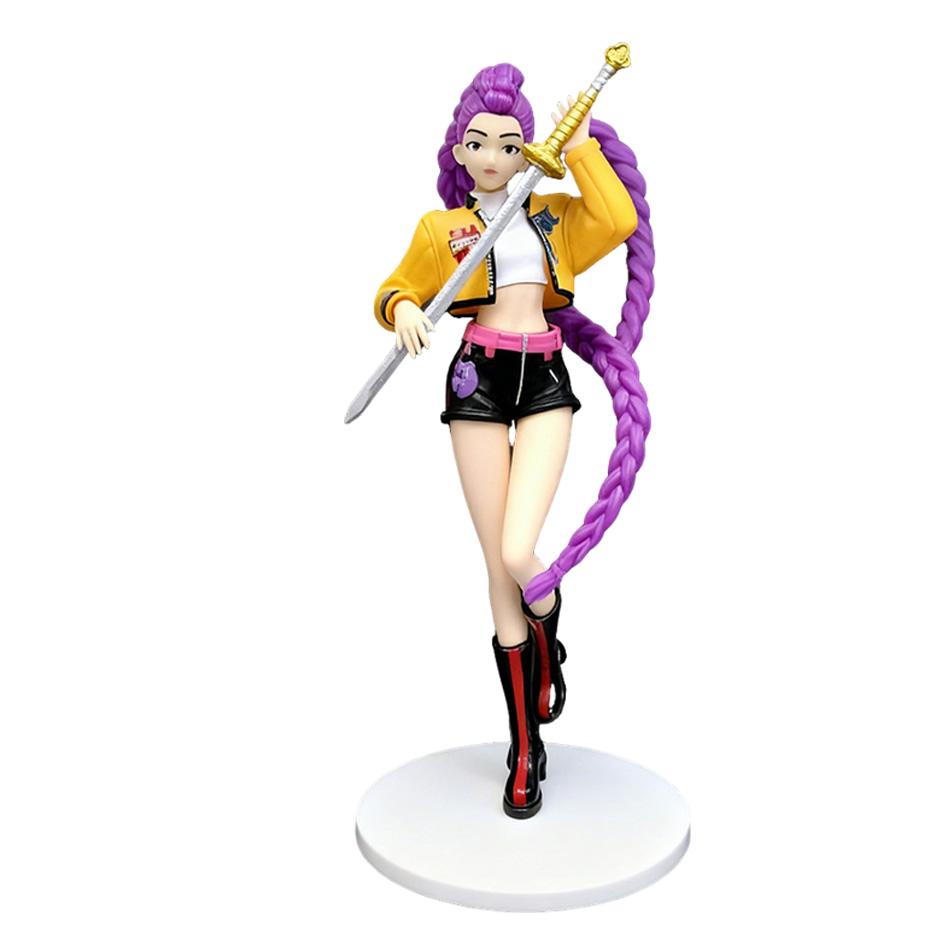 New Kpop Demon Hunters Figure K-Pop Demon Hunters Figures Huntrix Figures Toy Derpys Rumi Mira Zoey Sussy Figurine Ornament