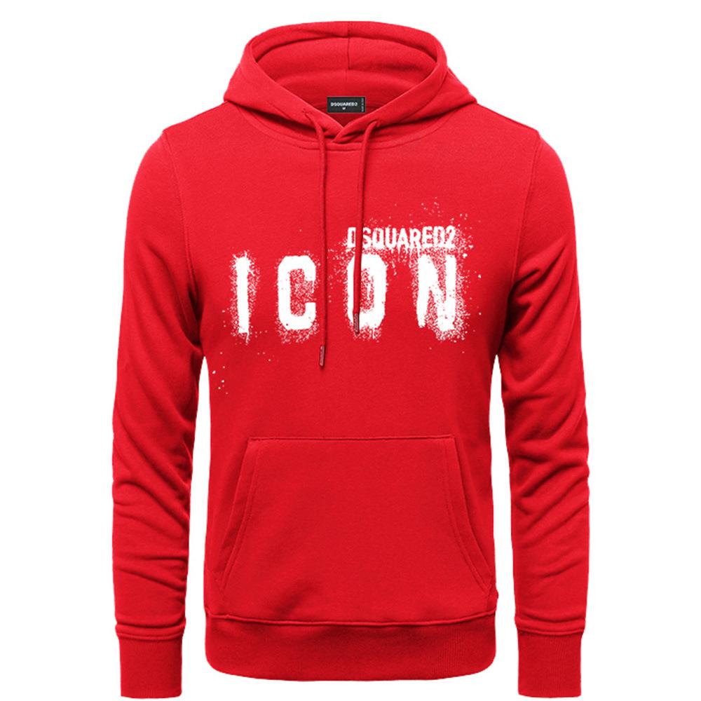 Unisex Pure Cotton Hooded Sweatshirt - Trendy American Style, 330g Men's & Couples' Autumn Jacket