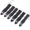 20mm 22mm 24mm Watch Band Strap Sport Vintage Silicone Business Watchband for Men Women Stainless Steel Buckle Watch Accessories