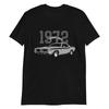 1972 Cuda Barracuda Muscle Car Kurzarm Unisex T-Shirt