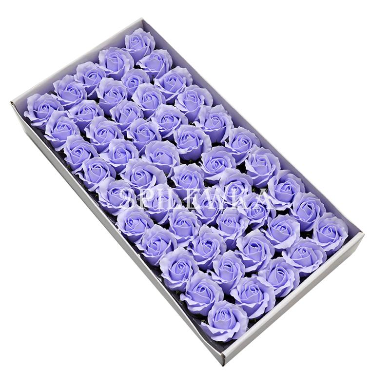 Spilewka 3vrstá růže s kudrnatými okvětními lístky Hlavičky umělých květin Svatba DIY Dárková krabička Valentýn Domácí dekorace Umělá květina