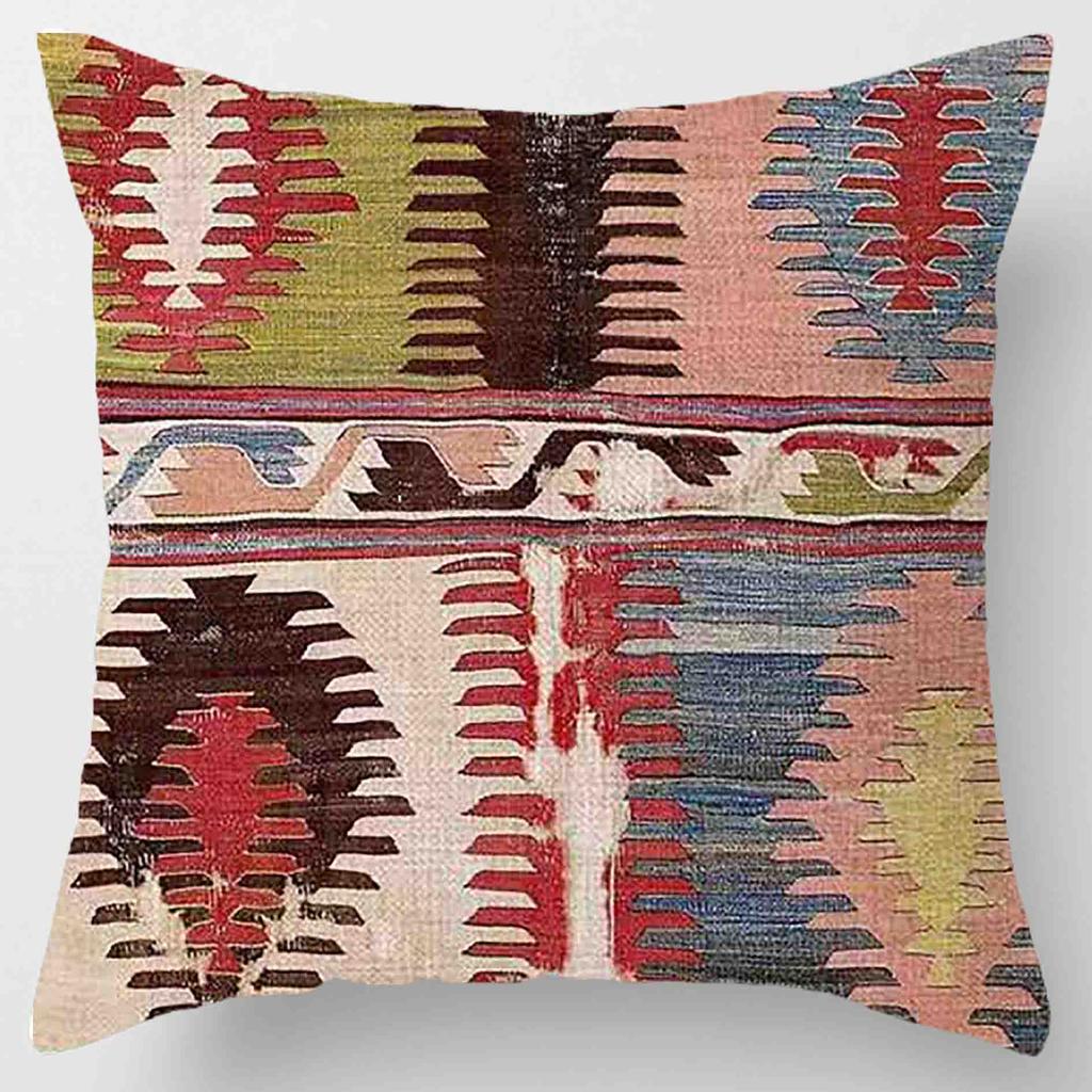 Bohemian Pillowcase Home Decor Polyester Comfortable Seat Cushion Geometric Cushion Family 45* 45cm Pillowcase