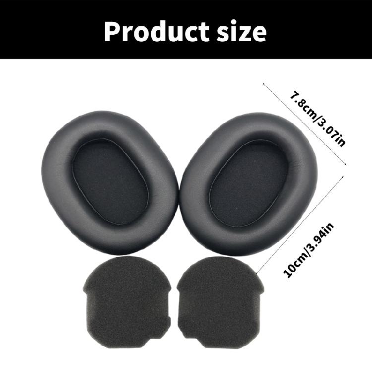 Earpad Covers For WH-1000XM5 WH1000XM5 Headsets Protein Leather Earpads Enhances Sound Transmission