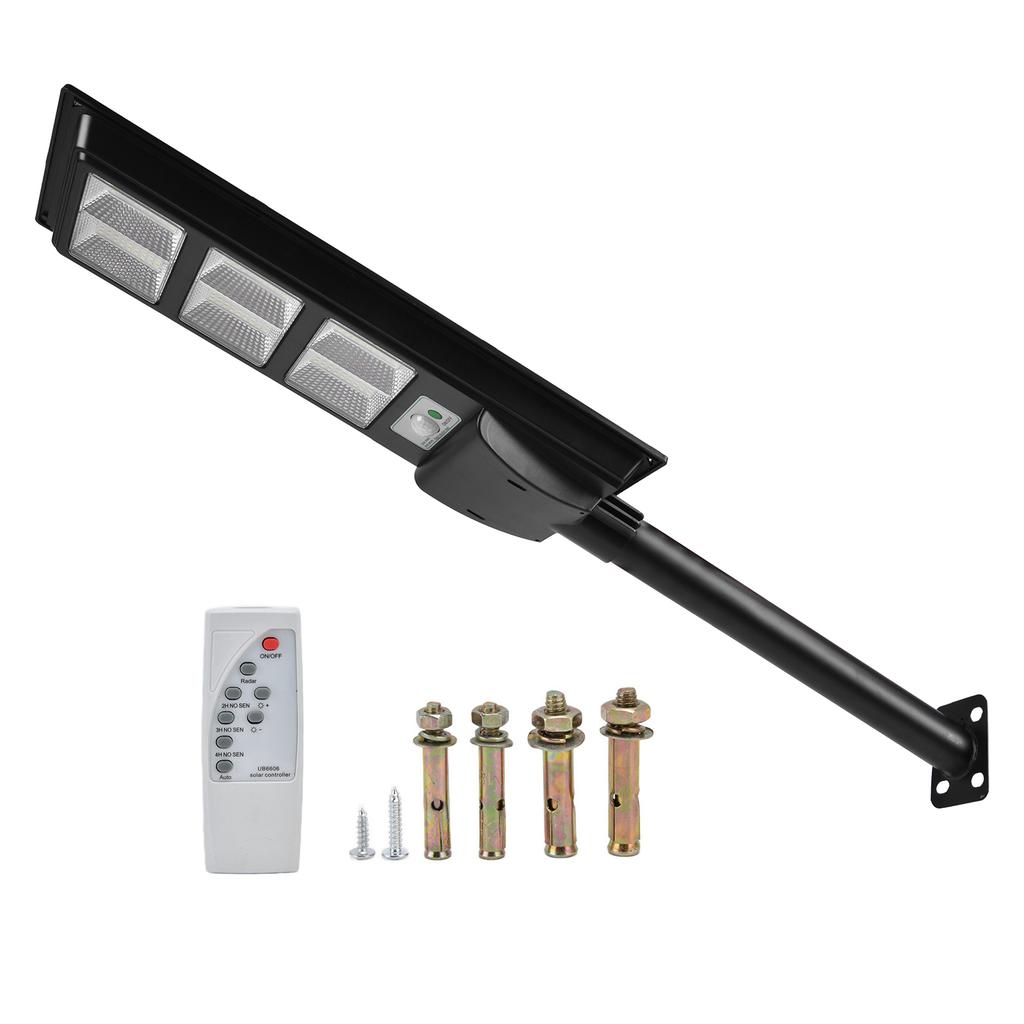 324LED Solar Street Light 300W Remote Control Timing Waterproof Garden Lamp for Outdoor