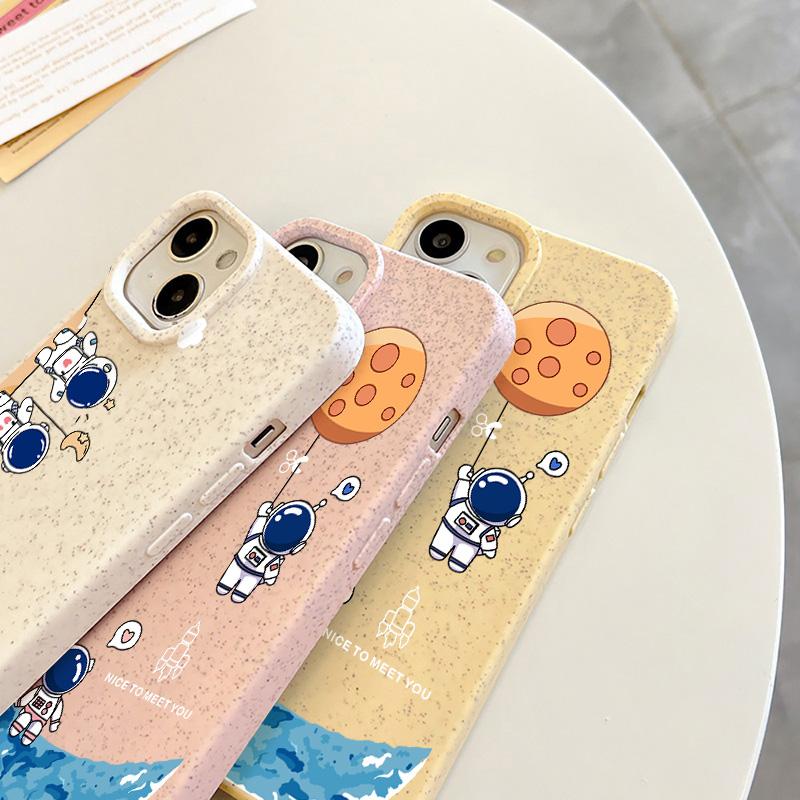 Mobile Phone Cases for iPhone 11 13 XR 15 Pro Max 12 14 Pro Max Case iPhone 16 7 Plus 8 Plus XS Max Degradable and Environmentally Friendly Anti-fall