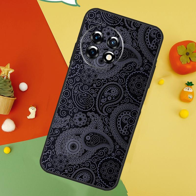 Paisley Pattern Case For OnePlus 9 10 Pro 11 12 13 15 13T 13R 12R 10T 8T Nord 5 CE 2 3 4 Lite N20 N30 Cover
