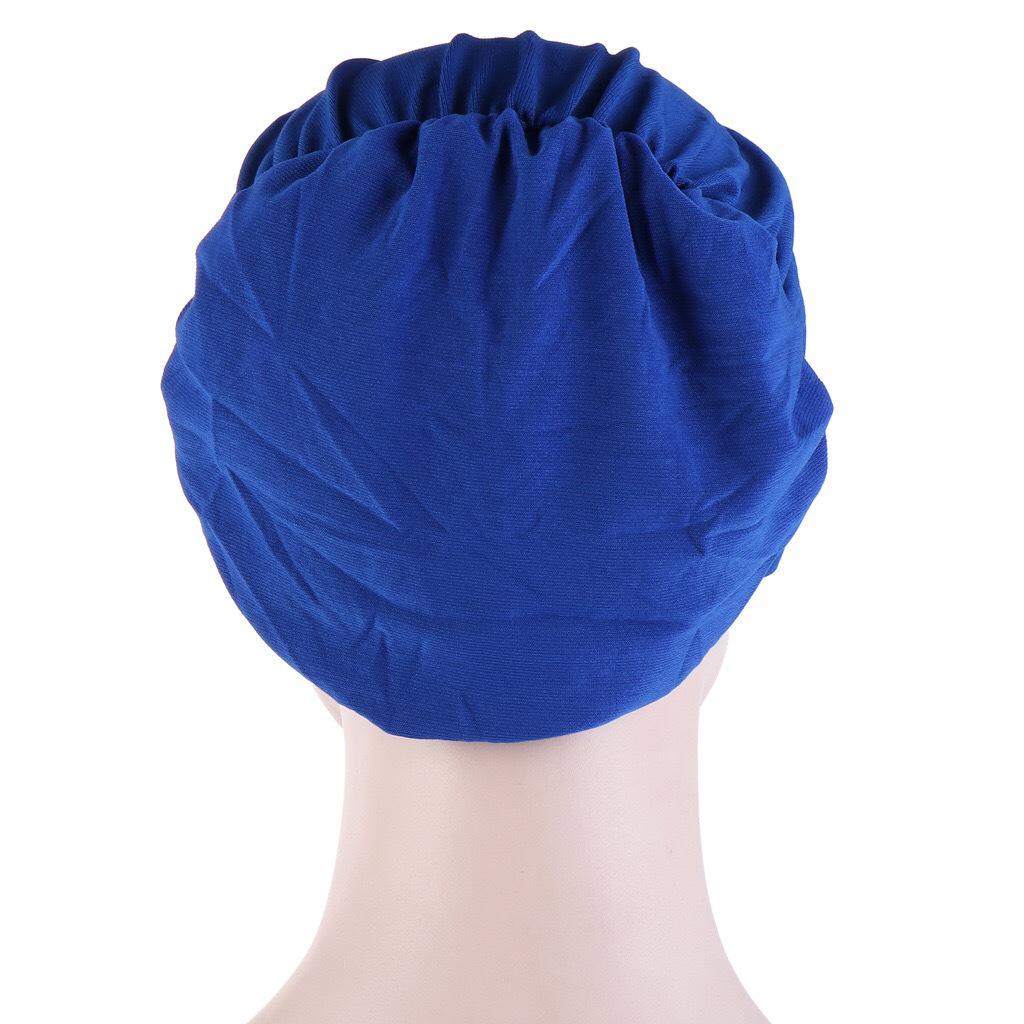 16-Color Muslim Under Cap Head Wrap - Crystal Linen Multicolor Chemotherapy Sleep Cap Headscarf.