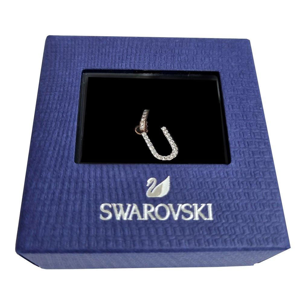 Swarovski Plating Initial Rose Gold Charm 5437608