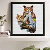 New Arrival 5D DIY Full Circle Diamond Painting "Owl" Embroidery Cross Stitch Home Decor Gift