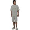 Li Ning X Jackie Chan Collaboration Kung Fu Series Solid Color Logo Mid Waist Straight Loose Shorts Men shorts Paper-White AKST663-1