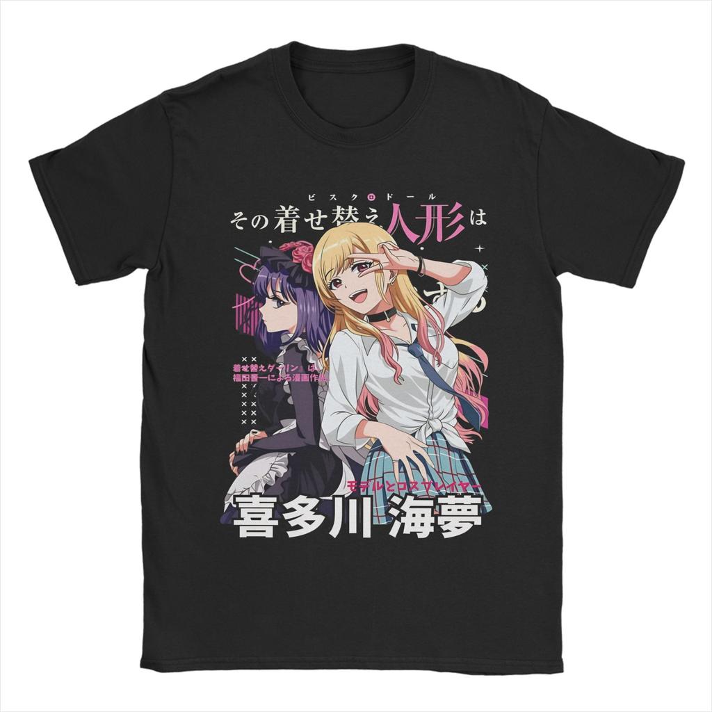 Marin Kitagawa Anime Tshirt Unisex Unisex My Dress Up Darling Awesome 100 Cotton Shirt Round Collar T Shirt New Arrival Clothes