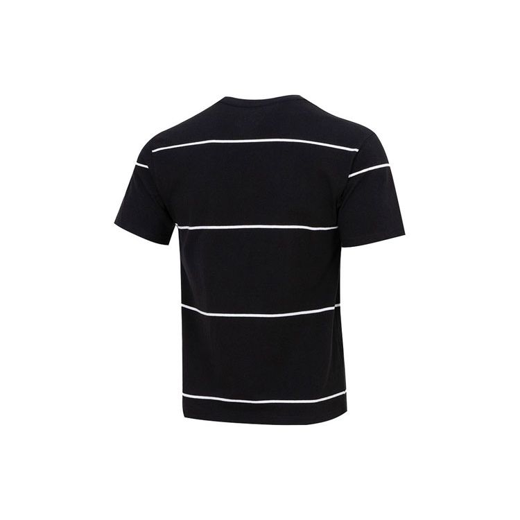 Nike SS22 ACG Striped Crew Neck Short Sleeve T-Shirt Men Tops Black DQ4957-010