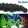 100 Stück Schwarze Bio-Bälle für Aquarien & Teiche - PP-Material, Verbessert die biologische Filtration, Für Fischbecken, Wasseraufbereitung