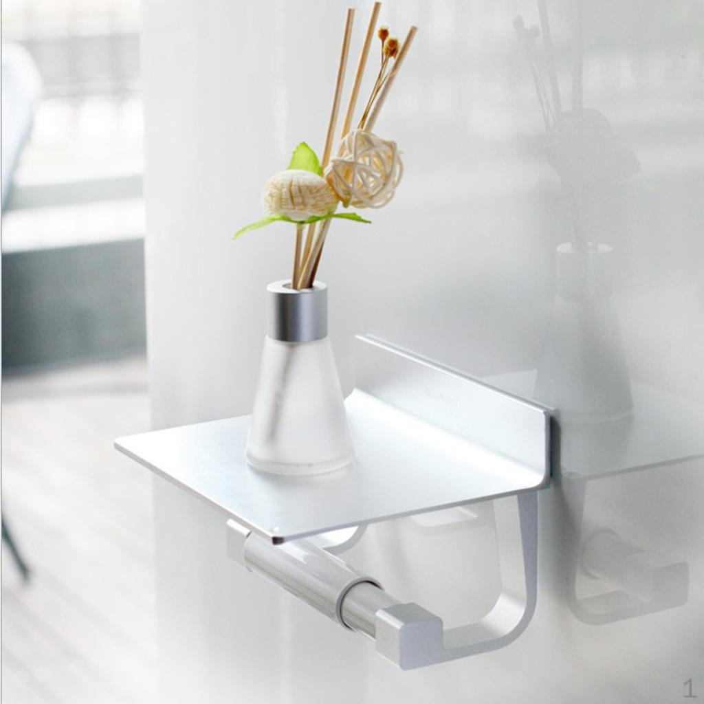 3 in 1 MULTI USE SHELF RACK, KITCHEN TISSUE PAPER ROLL TOWEL HOLDER RACK DISPENSER //VASE/ORNAMENT