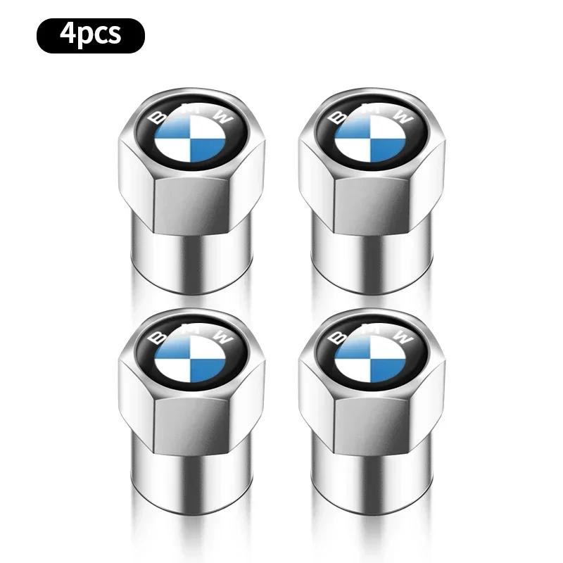 4 Pezzi Styling Auto Tappi Valvola a Vite per Pneumatici Ruote Emblema Per BMW M E81 E90 E92 E93 F30 E60 E61 F07 F10 F18 F12 X2 Serie 3 4 5 6 7
