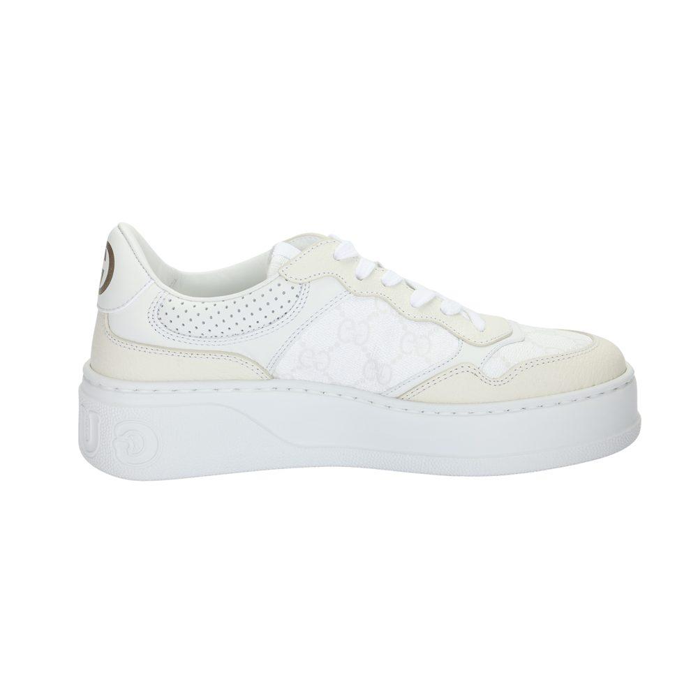 Gucci Wmns Gg Sneaker 'White Grey' Women's 700775 AACV2 9048