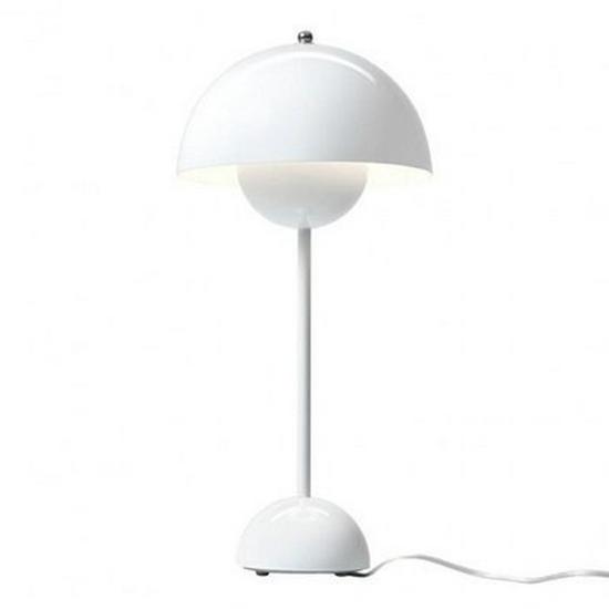Nordic Modern Mushroom Bedside Lamp by Danish Designer - Creative Floral Bud Style for Bedroom or Wedding Decor.
