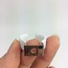 5Pcs Fixing Clips Spring Terry Clip With Rubber Protection Base Tool Lamp Tube Clip Clamp Holders T3/T4/T5/T6/T7/T8/T9/T10
