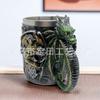 Resin stainless steel Halloween series cup dragon skull modeling mug home decoration ornament