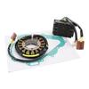 Magneto Coil Stator + Voltage Regulator + Gasket Assy for Motorcycle Engine Charging System Upgrade Fit for Aprilia RSV 1000 R